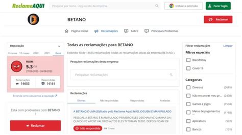 reclamações betano